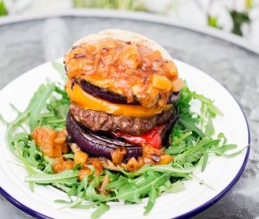 Naked Skinni Burger Stack