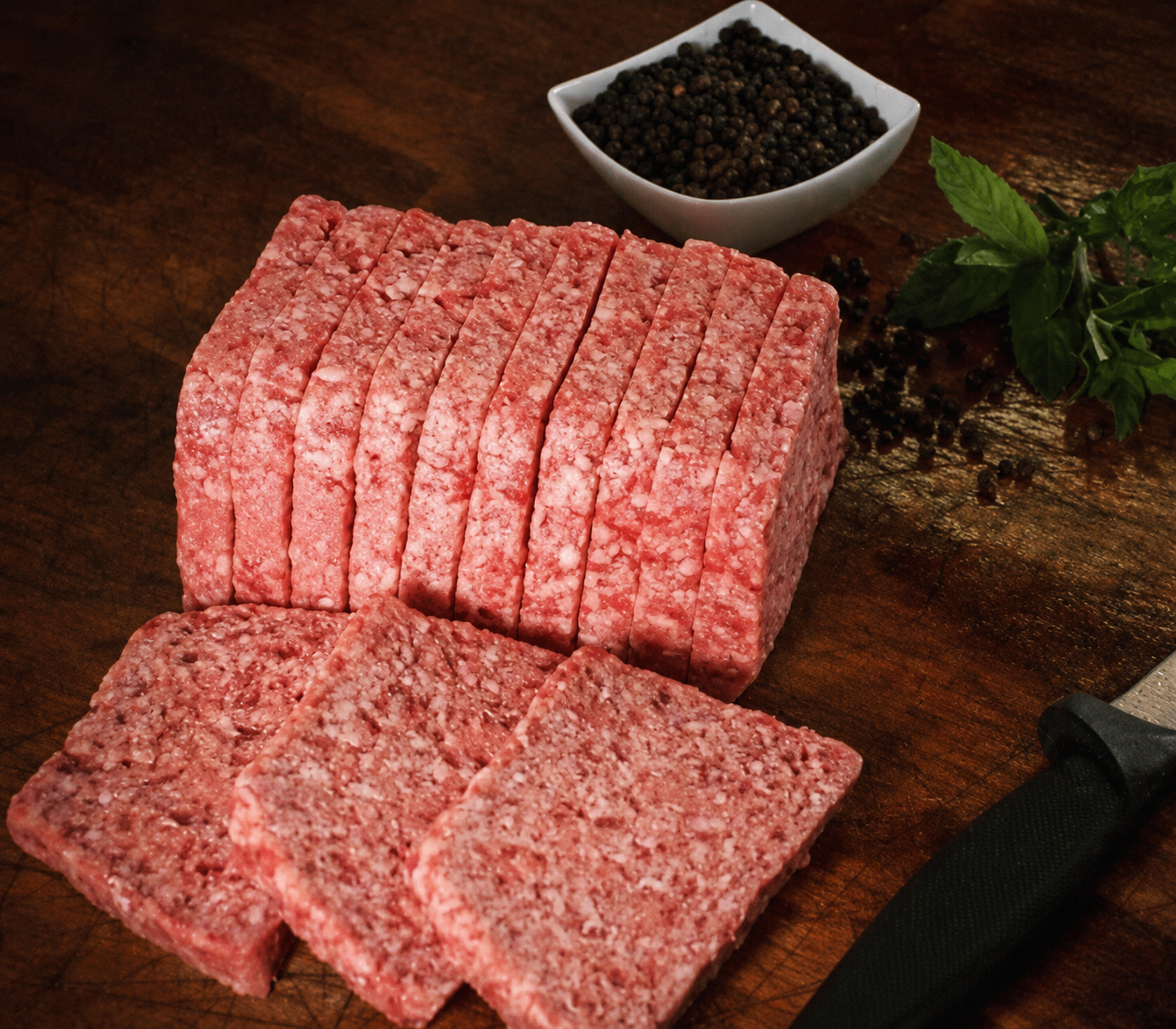 Square Steak Slice Sausage